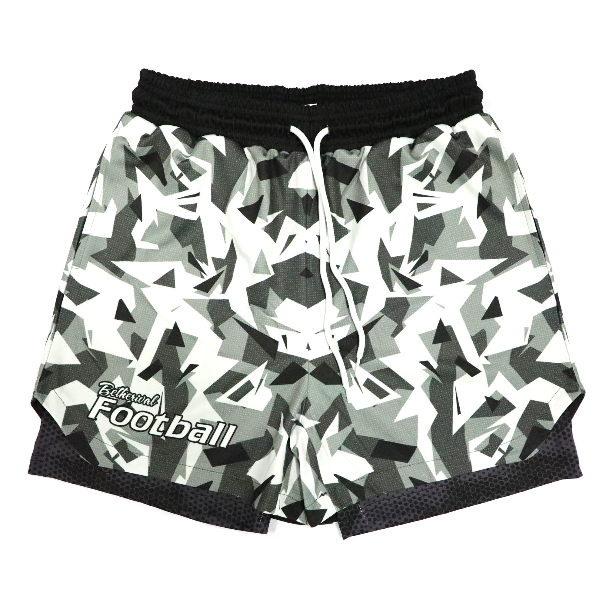 Mens Quick Dry 2 in 1 Gym Shorts Liner Training Walking Basketball Soccer Workout Jogger Shorts with Pockets