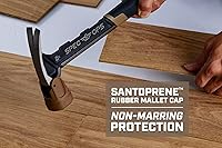 Vista 5 de Spec Ops Tools Framing Hammer, 22 oz, Rip Claw, cara lisa, tapa de mazo suave, agarre absorbente de golpes, 3% donado a veteranos
