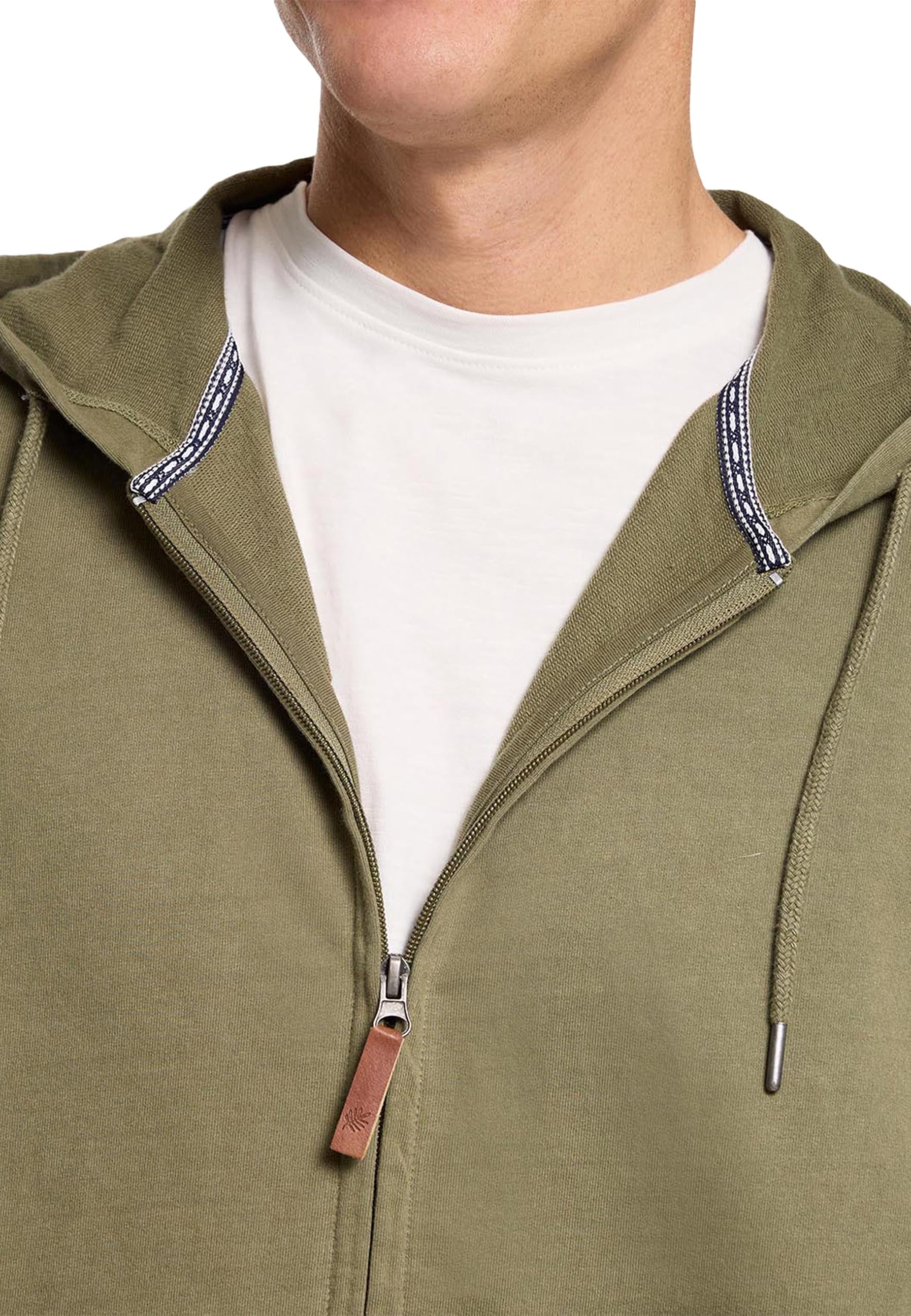 KOALA BAY | Wilbur | Sudadera Hombre Caqui con Capucha | Sudadera con Cremallera Casual | Ropa Cómoda de Uso Diario | Moda Hombre