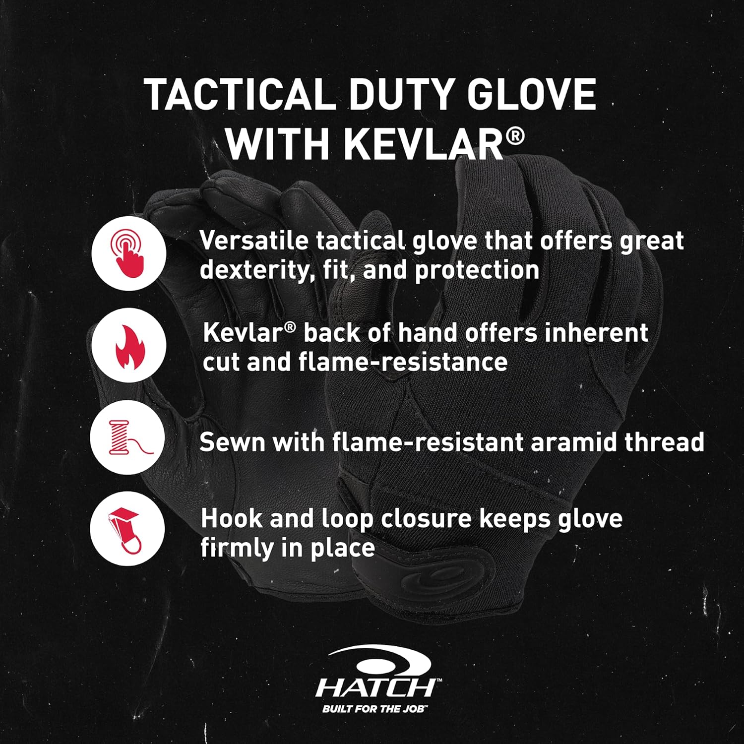 StreetGuard Tactical Duty Glove with Kevlar - Image 4