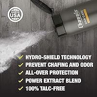 Vista 2 de Chassis Premium ICE talco corporal para hombres - con frescura extra de sensación fresca