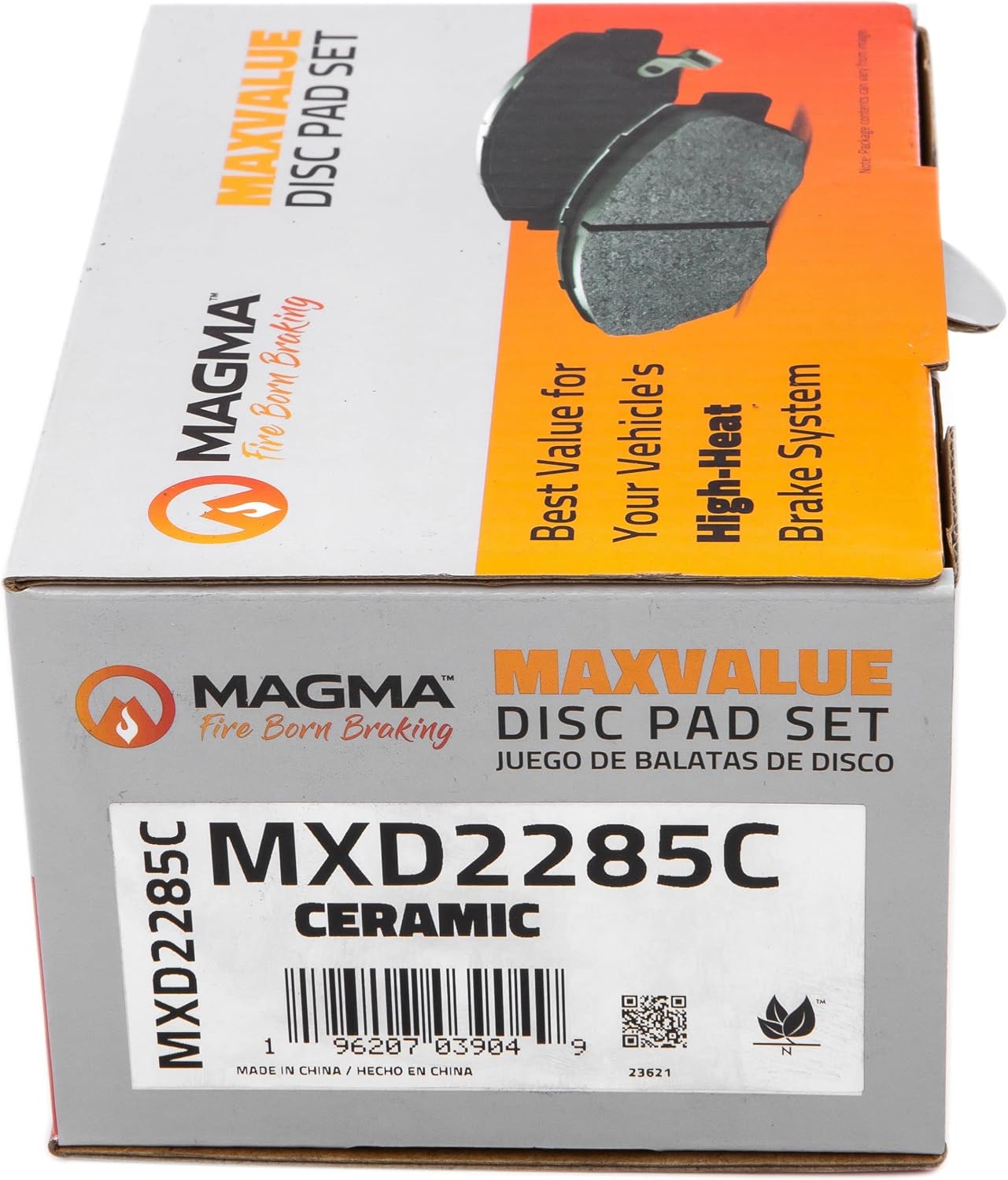 MAGMA MaxValue MXD2285C Ceramic Brake Pads, Front
