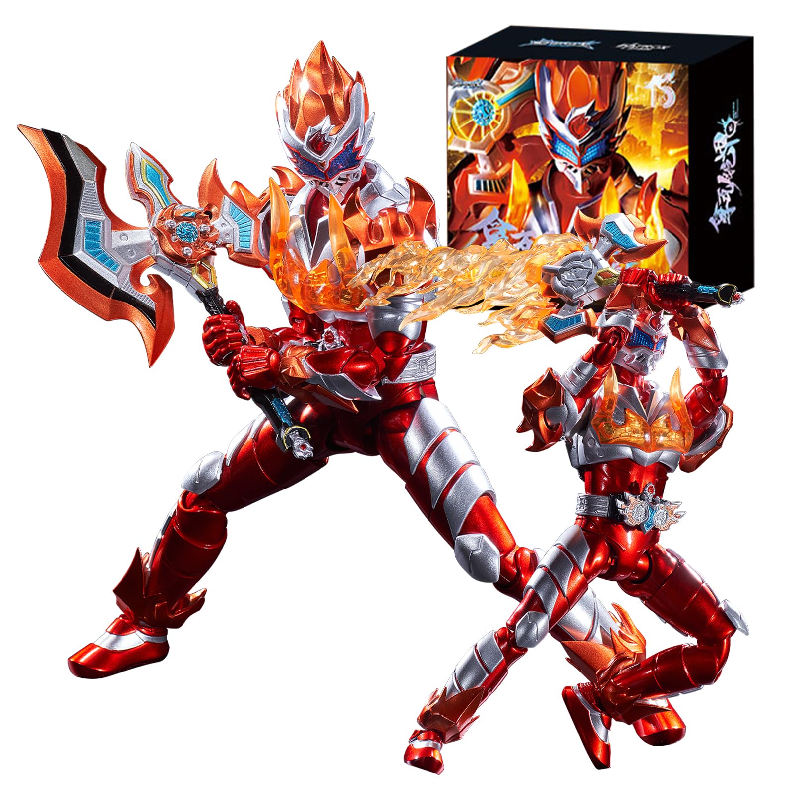 AULDEY 鎧甲勇士（アーマーヒーロー) 拿瓦 ラヴァ フィギュア Amazon | TOP TOY SOUL ARMOR Series: LAVA (鎧勇士-鎧魂 拿瓦