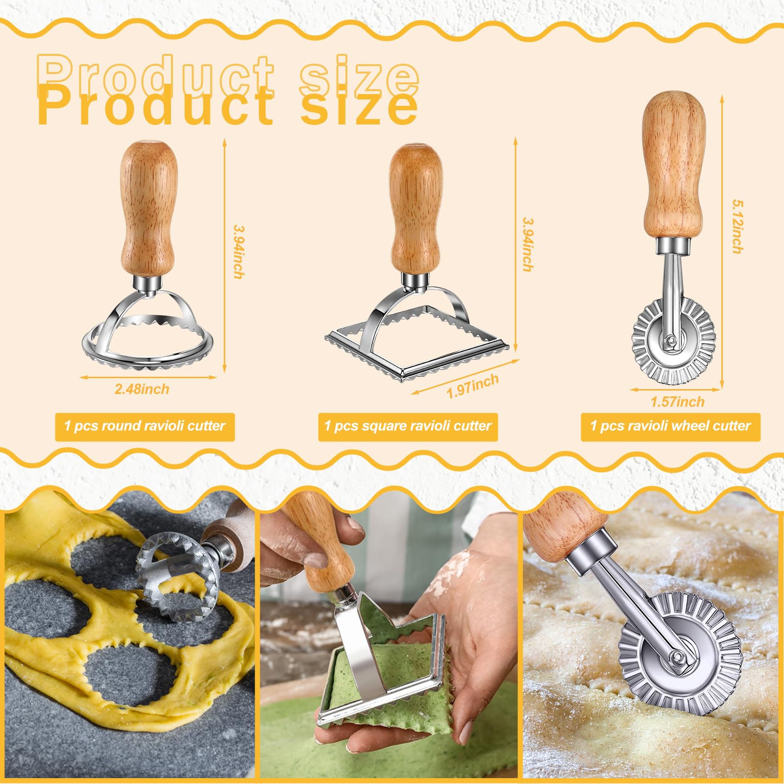 Baderke Máquina para hacer pasta con estante de secado de pasta y cortador de sellos de raviolis, prensa manual de acero inoxidable, grosor ajustable para espaguetis, fettuccini, lasaña o pieles de