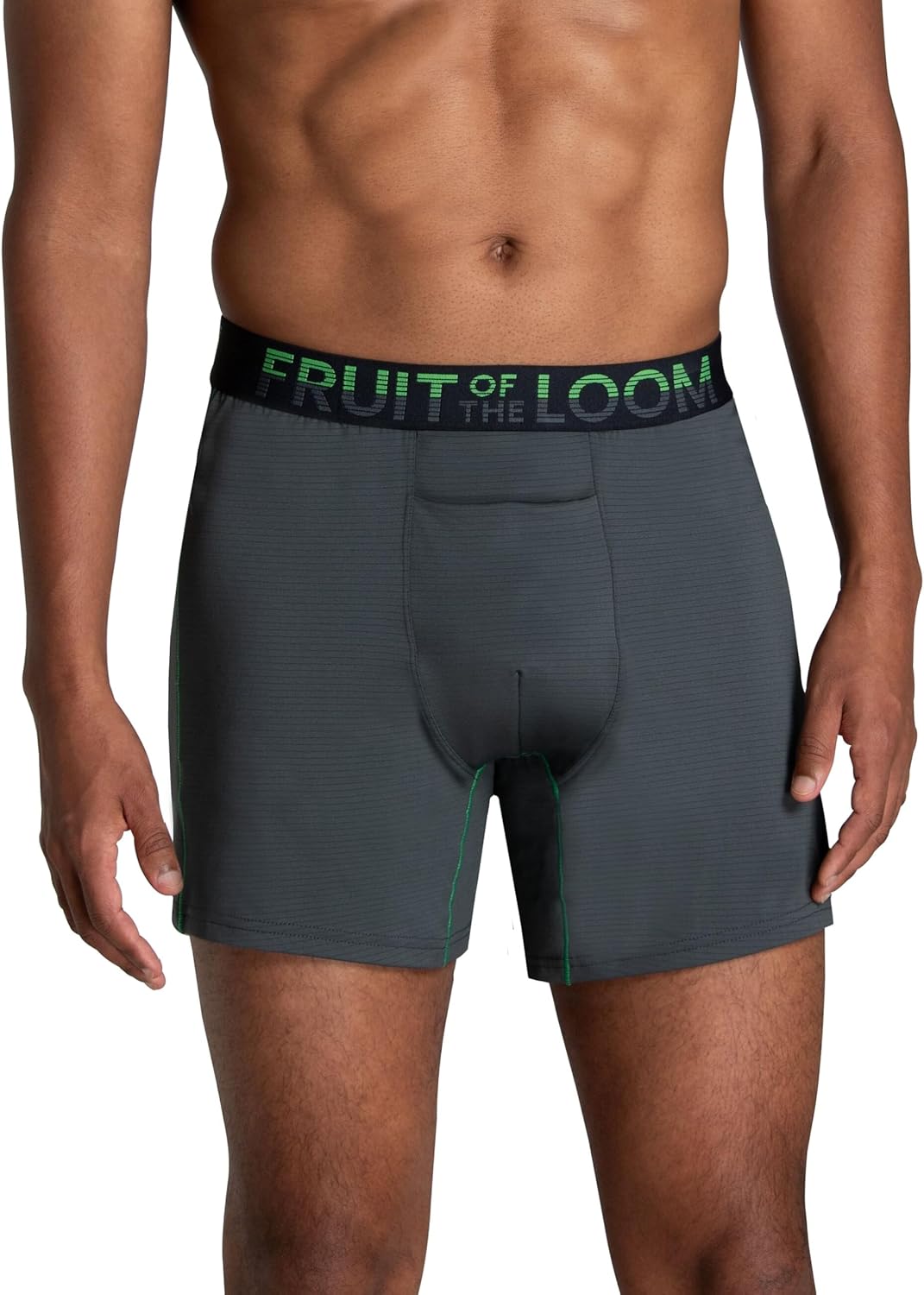 Fruit of the Loom mens 4-way Stretch Boxer Briefs | Lightweight & Moisture Wicking Underwear | Long Leg, Regular Leg & Trunk - Image 2