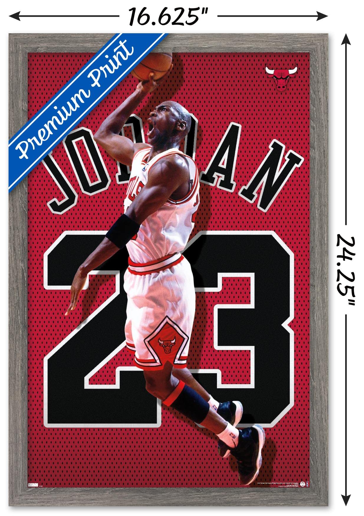 ファングッズ Michael Jordan Poster michael jordan poster-Michael Jordan, Chicago Bulls-Big Weekend