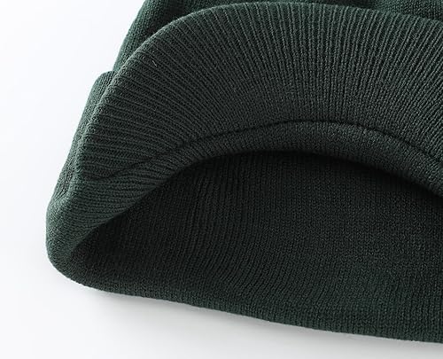 Miniatura 10 de Home Prefer - Gorro de invierno para hombre con visera cálida y doble punto