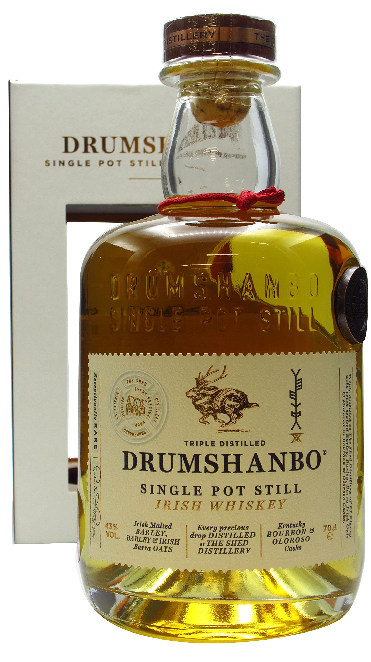 The Shed Distillery - Drumshanbo Single Pot Still Irish - Whiskey 70cl 43% ABV