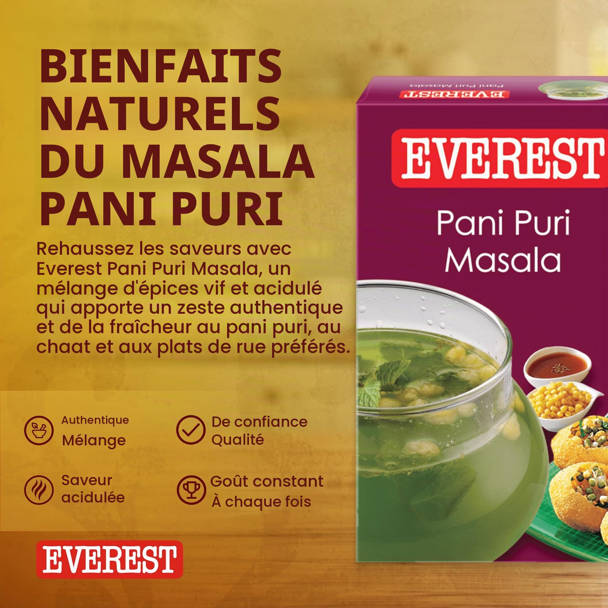 Everest Masala Pani Puri 50g Carton