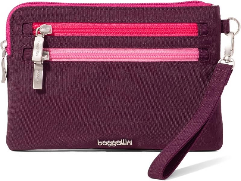 Women's Rfid Currency Organizer Wristlet