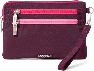 Women's Rfid Currency Organizer Wristlet