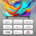 VW 101 cm (40 inches) Spectra Series Full HD Smart QLED Android TV VW40AQ3 gallery image