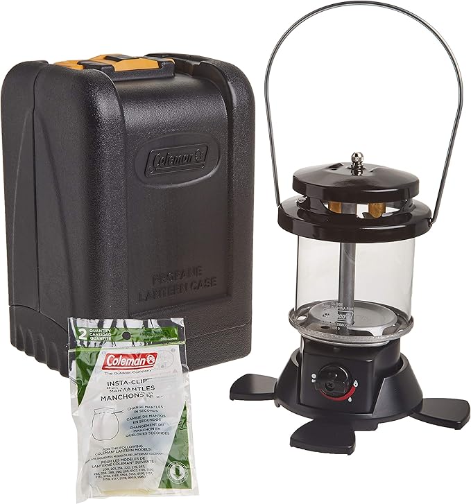 Coleman 2Mantle Propane Lantern with Carry Case, 1000