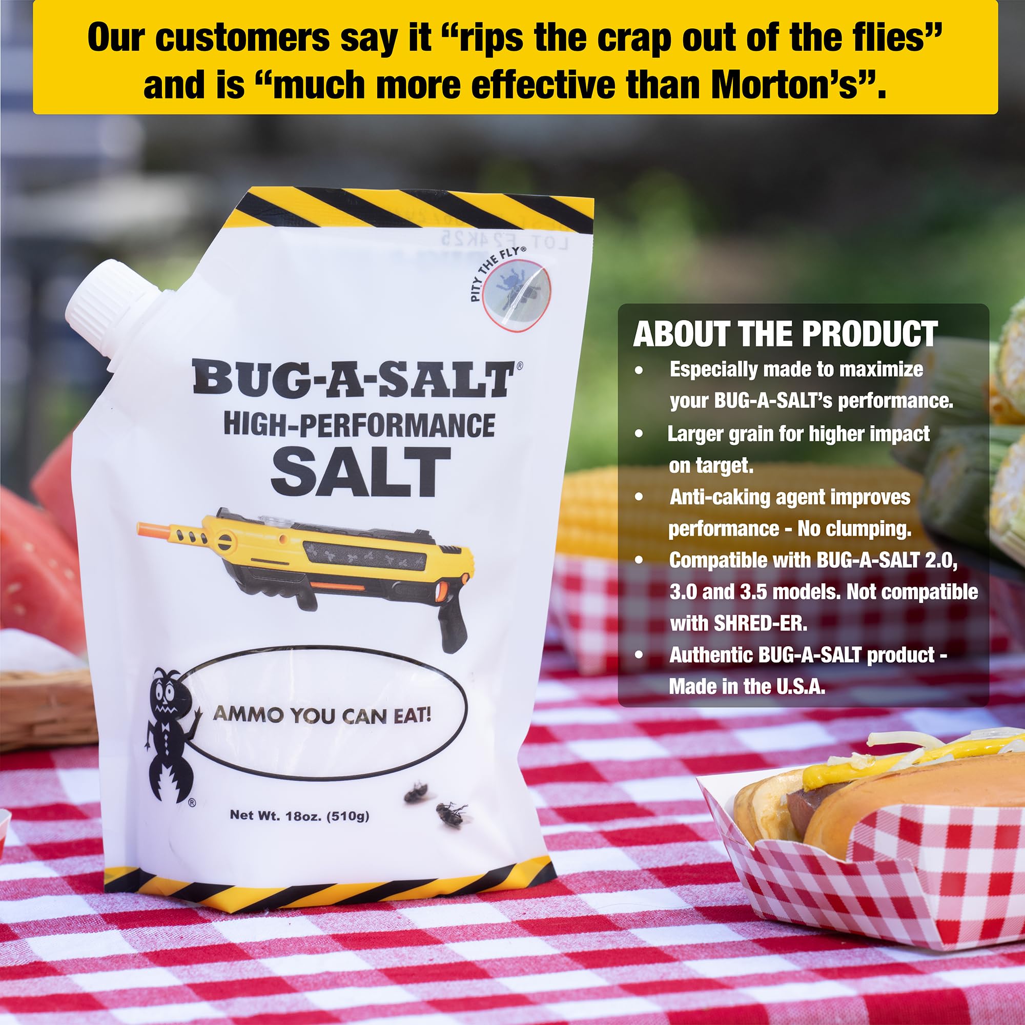 Amazon.com : BUG-A-SALT High Performance Salt - Pouch : Grocery