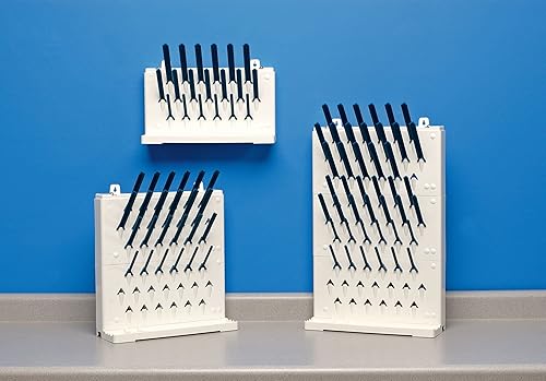 SP Bel-Art Lab-Aire II - Secador de cristalería de sobremesa no eléctrico de una cara; 3 niveles, 14.75 x 7 x 22.4 pulgadas (F18933-0015)