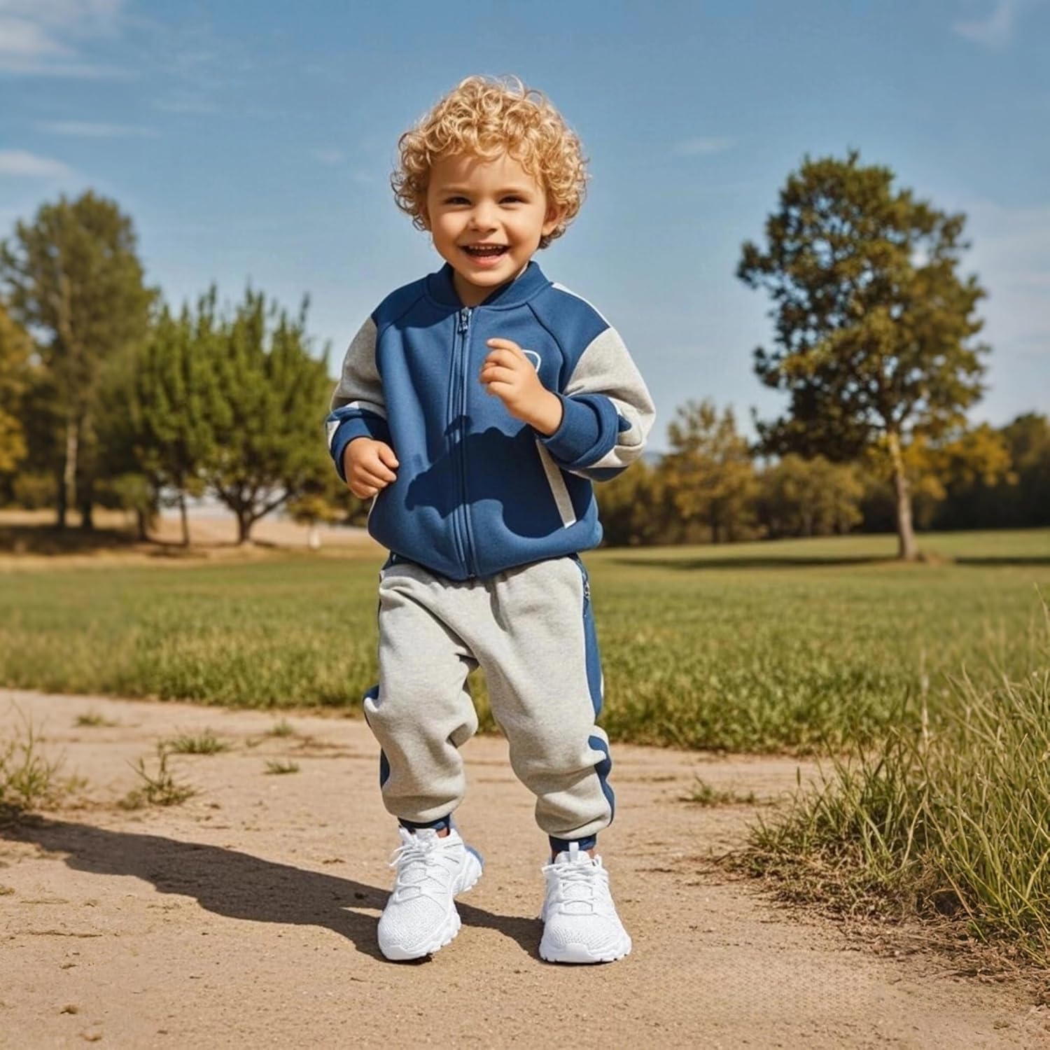 Boys Girls Shoes Kids Sneakers Lightweight Breathable Tennis Athletic Running Shoes for Toddler/Little Kid/Big Kid - Image 2