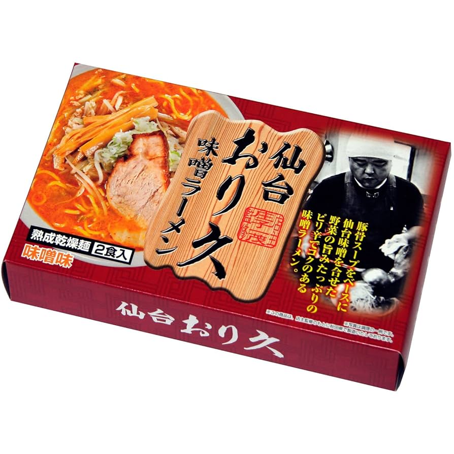 Amazon.co.jp: クックランド 乾麺 仙台ラーメン「おり久」 味噌