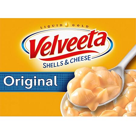 Velveeta Original Shells & Cheese (12 oz Boxes, Pack of 12)