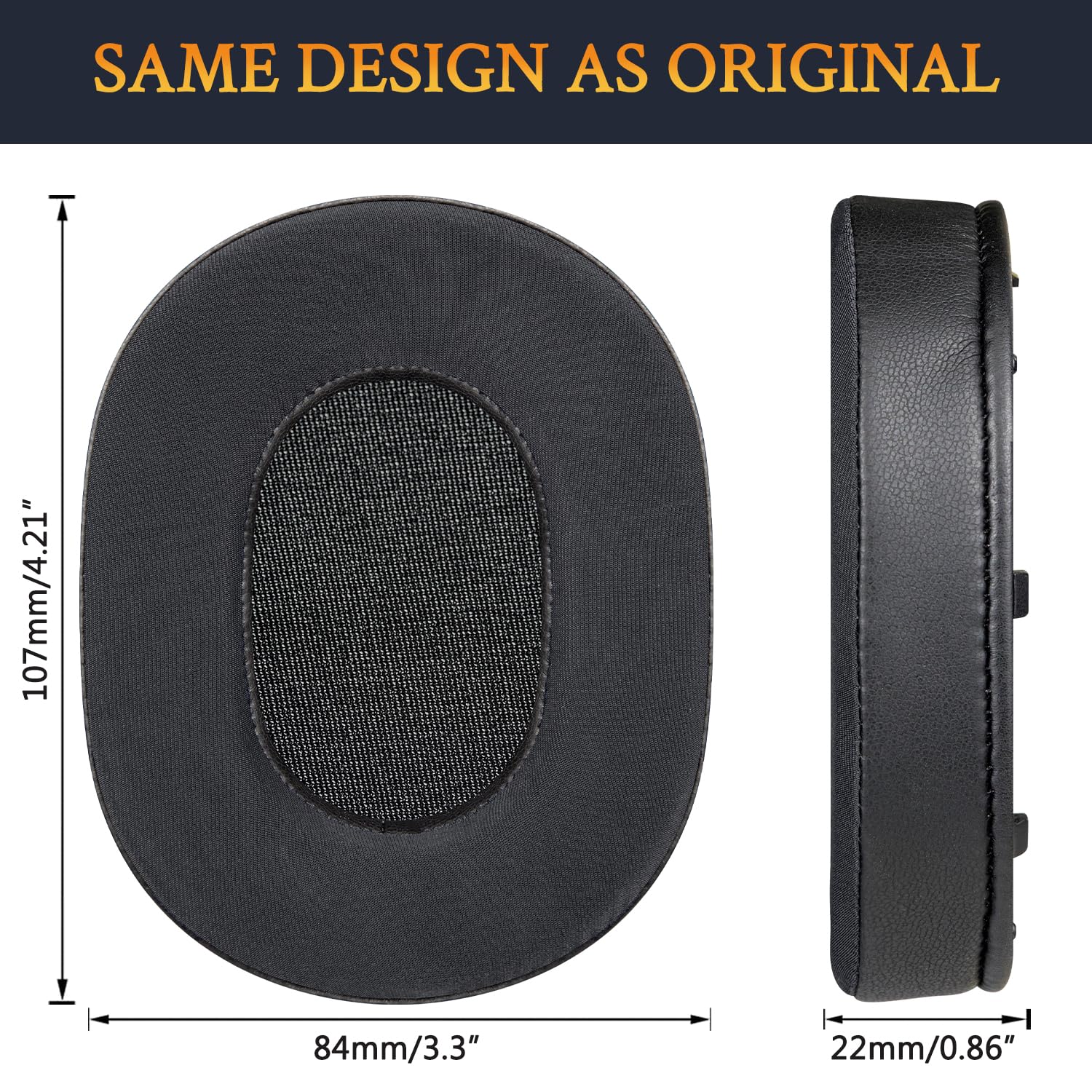 SOULWIT Replacement Earpads for Sony Inzone H7(WH-G700)/H9(WH-G900N) Wireless Gaming Headset - Image 4