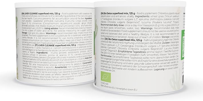 Nature's Finest Liver Treatment Pack - Liver Cleanse + Organic Detox 2 x