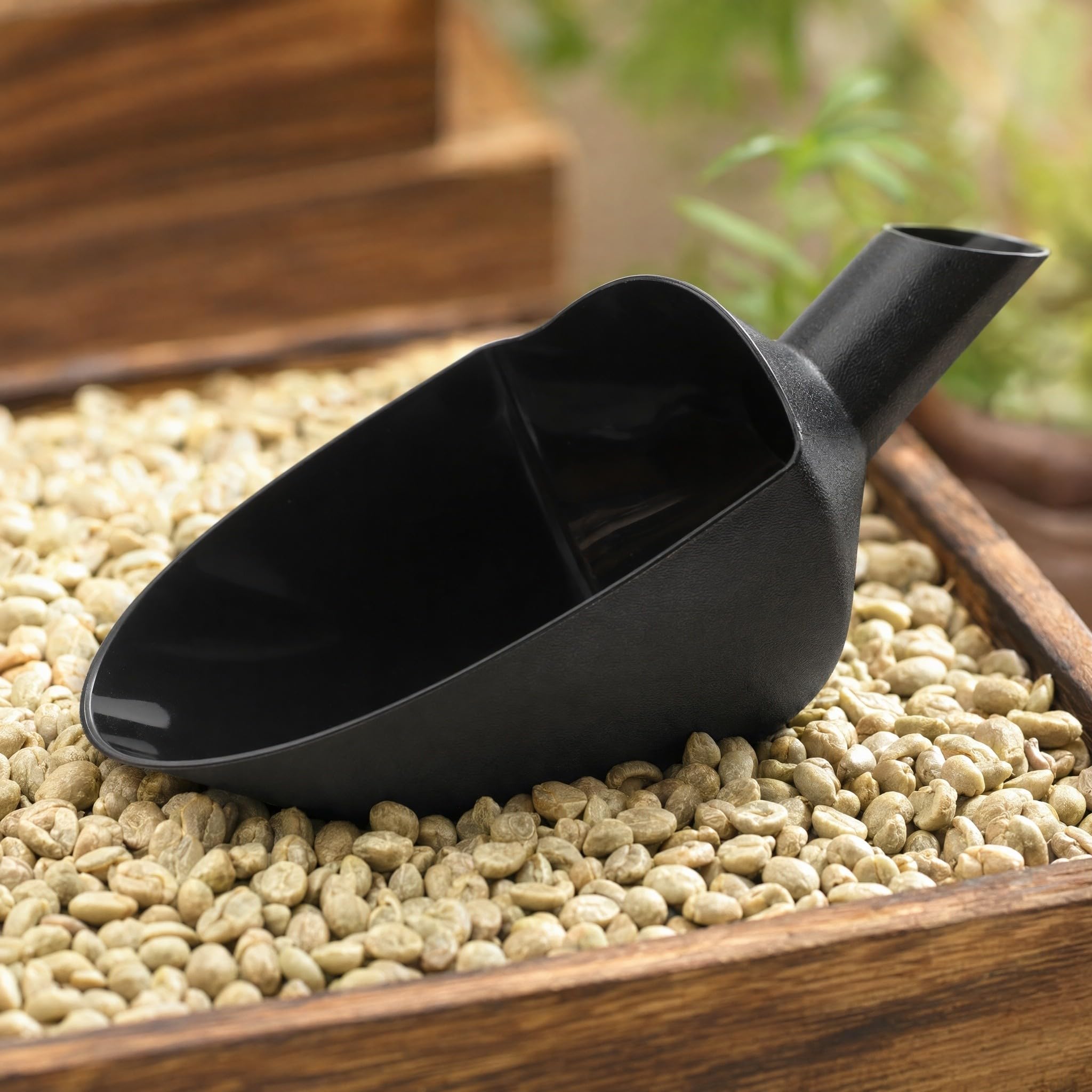 Pala para Granos de Café Portátil de Plástico, Gran Capacidad
