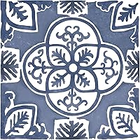 Vista 1 de WallPops Caeli - Azulejos de pared para despegar y pegar, color azul