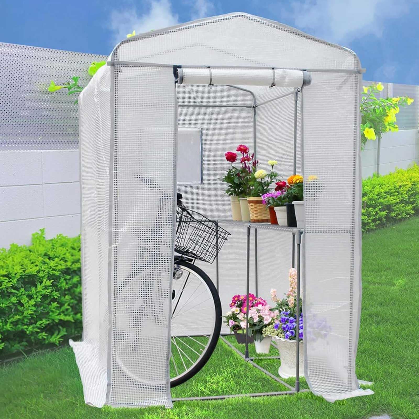 【特価セール】マルハチ 温室用品 グリーンジャンボ 替えカバー 7850 Amazon | マルハチ産業(Maruhachisangyou) 簡易温室 グリーンジャンボ