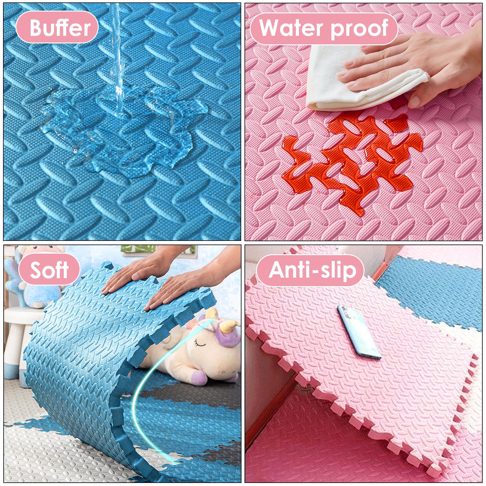 Humbi Puzzelmat EVA-schuim voor baby's en kinderen