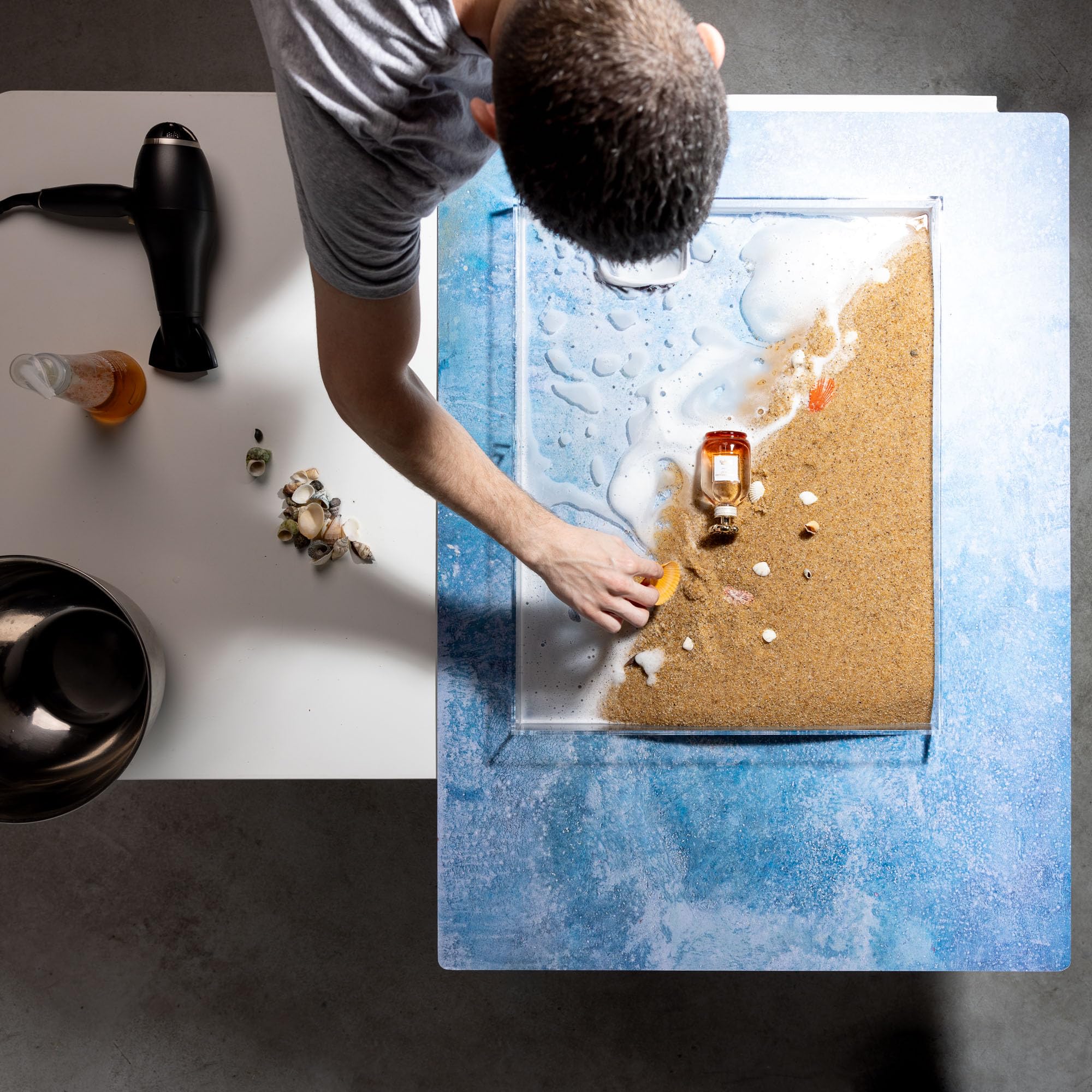 V-FLAT WORLD Aqua Tray - Product Photography Acrlic Water Tray (Kit x2)