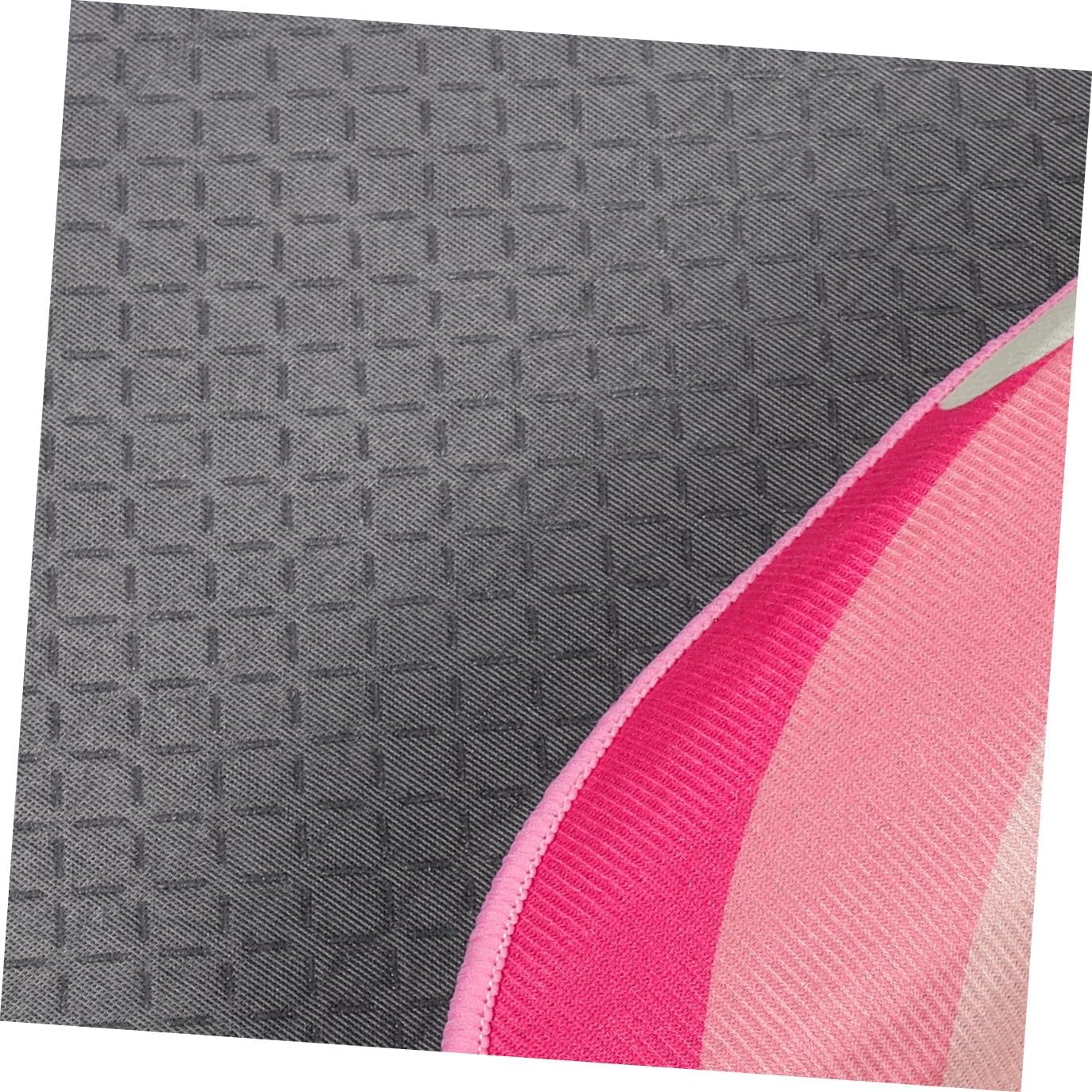 Multi-function Jump Rope Mat with Silicone Base, Thick Soundproofing Household Sports Pad 50x80cm Oval, Pink Indoor Fitness Workout Mat for Quiet Training and Exercise