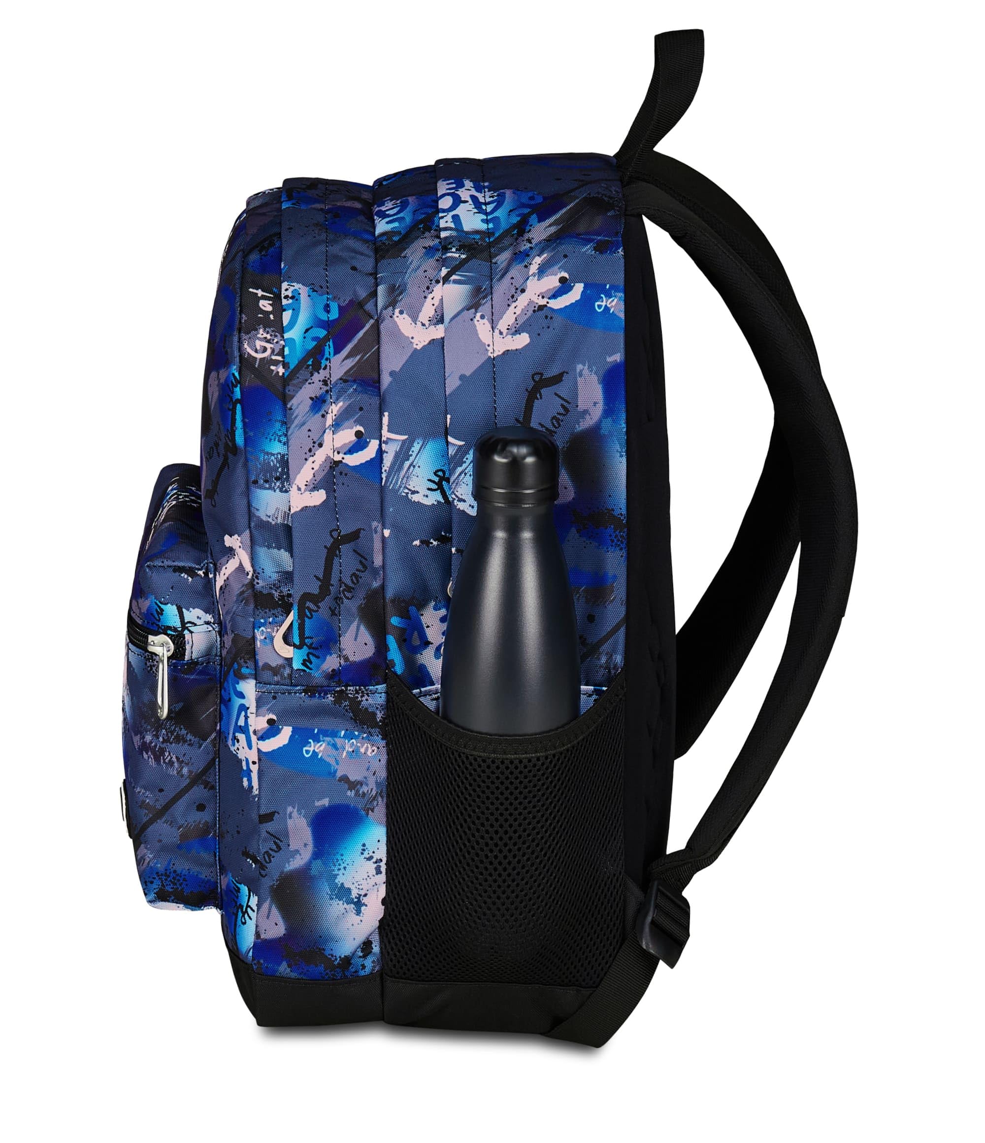 Seven Zaino Scuola Pro XXL con Cuffie Wireless, Grigio, Tasca Interna Porta PC, 32 L, Scuola Media e Superiore, Zaino Ragazzo
