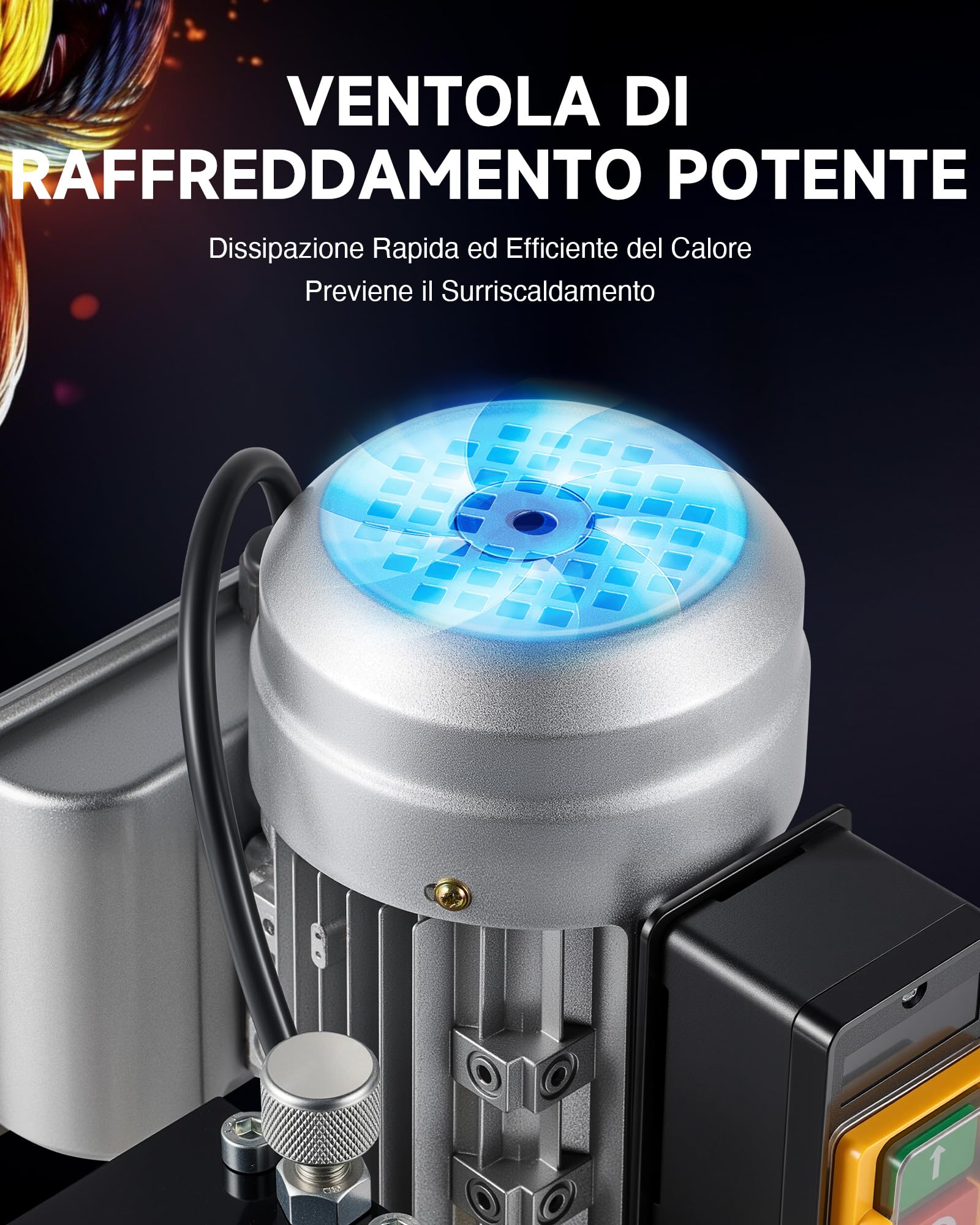 CREWORKS 180W Macchina Spellacavi Elettrica Professionale a 5 Canali Spelafili Automatico per Fili da 1,5-30 mm per Riciclaggio di Laboratori Domestici di Elettricisti