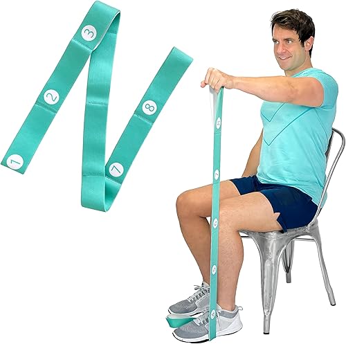 Miniatura 1 de Bandas de resistencia para personas mayores - Banda de ejercicio para mejorar la movilidad y la fuerza - Ejercicios de pie y silla para personas