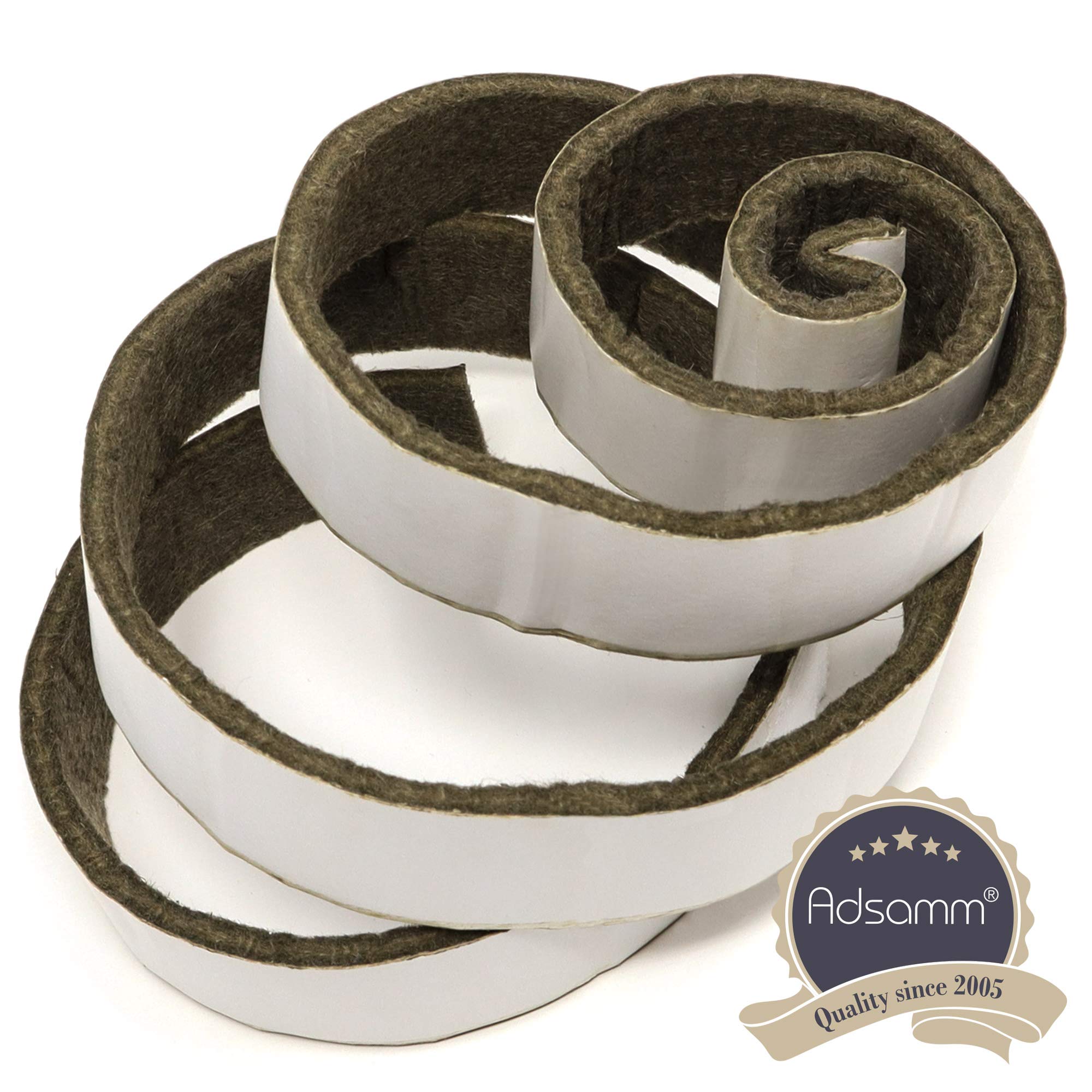 Feltrini Autoadesivi Grigi 25x25mm - Confezione Da 200 Pezzi