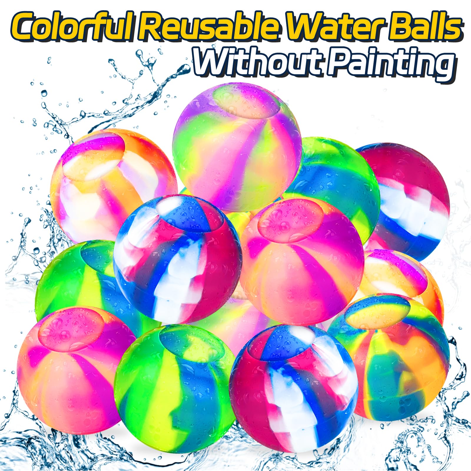 16 Bombas De Agua Reutilizables Con Autocierre Magnético – Juego Para Fiestas En Piscina Y Playa Juguetes Playa Para Adultos Y Niños 16 Bombas De Agua Reutilizables Con Autocierre Magnético – Juego Para Fiestas En Piscina Y Playa Juguetes Playa Para Adultos Y Niños