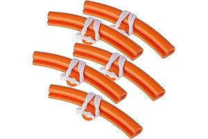 Wheel Rim Protector Set: Orange 5 PACK