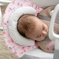Vista 30 de Ingenuity 2-in-1 SimpleComfort Lightweight Compact 6-Speed Multi-Direction Baby Swing & Rocker, Vibrations & Nature Sounds, 0-9 Months 6-20 lbs