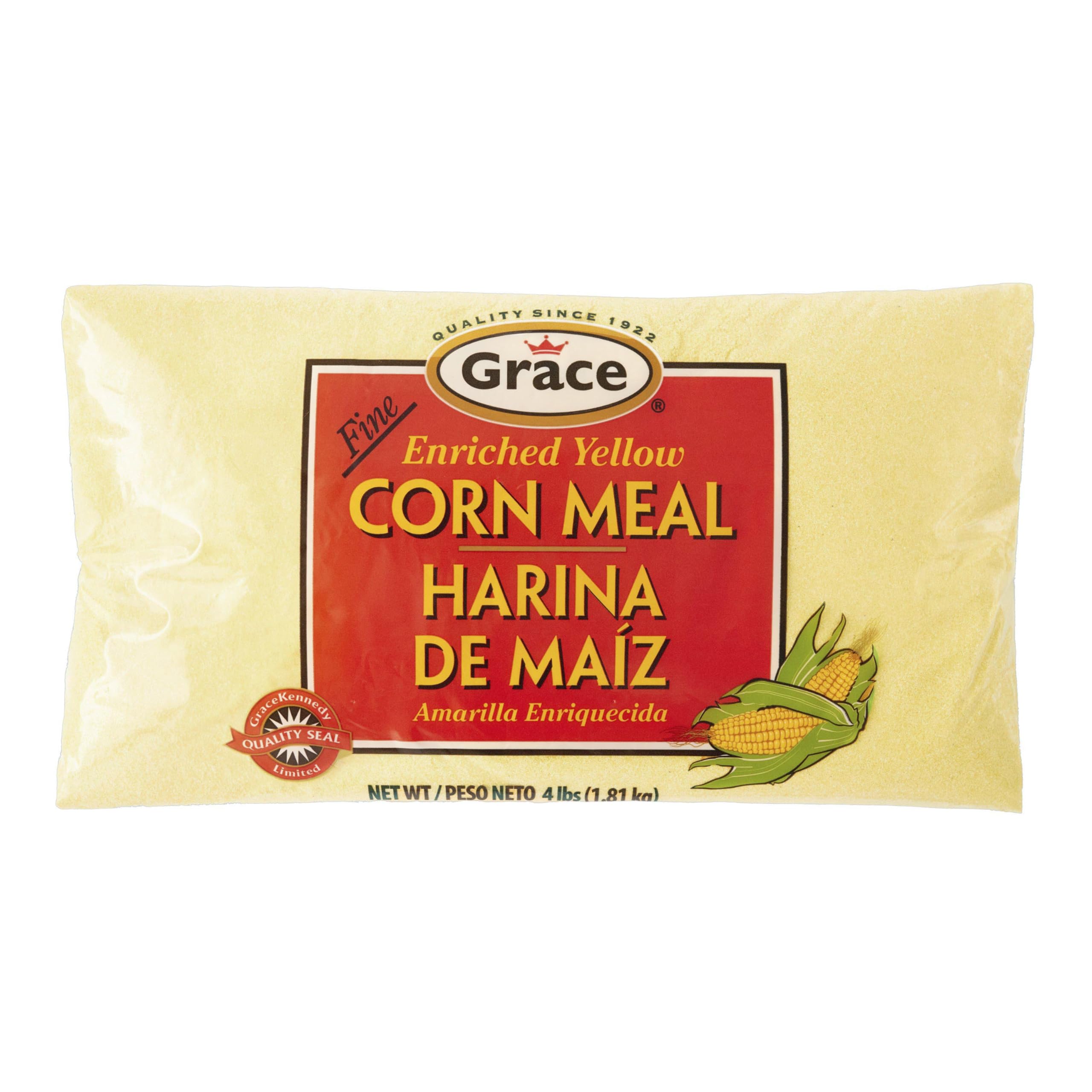 Grace Enriched Fine Corn Meal 4lb - Harina de Maiz