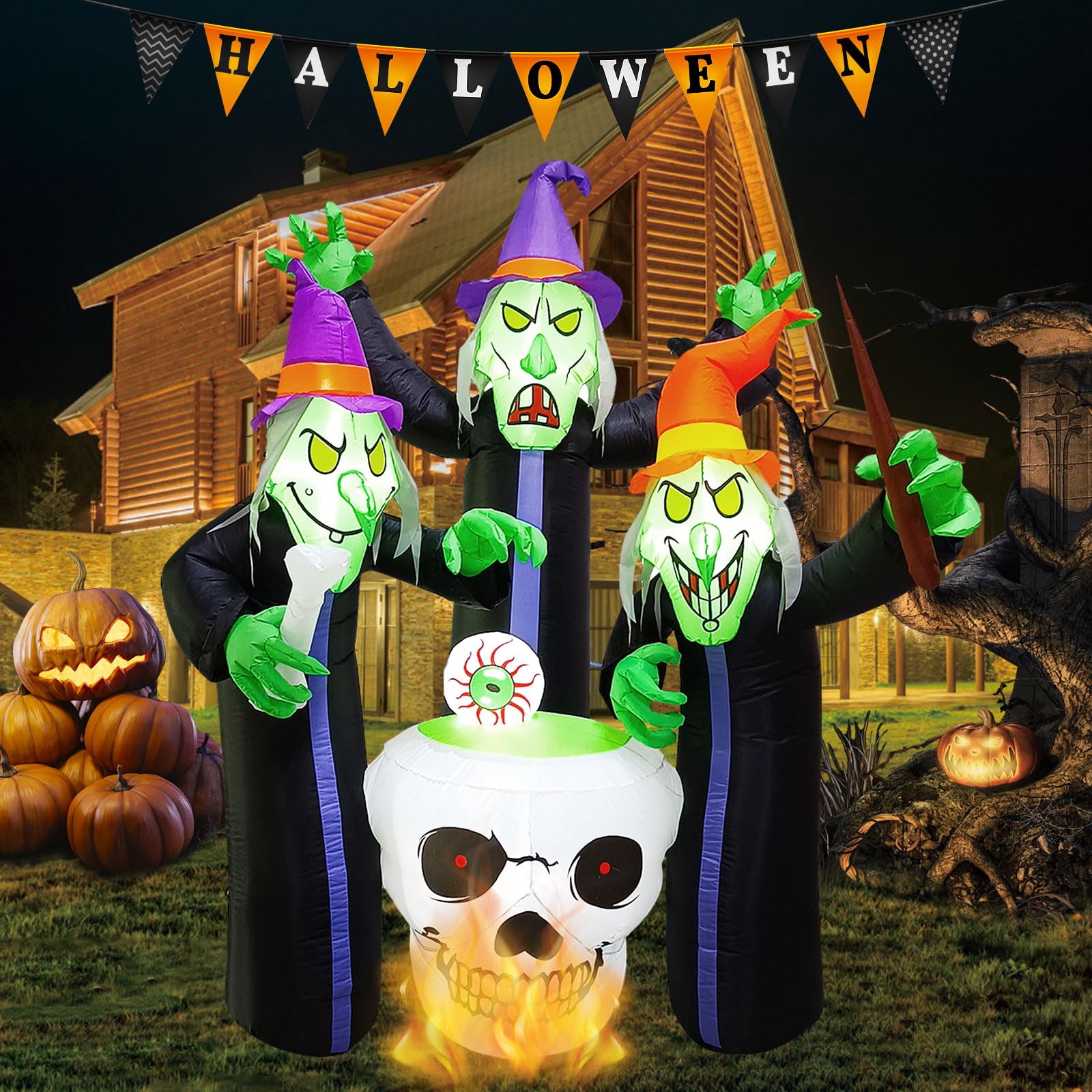 6.2 Feet High Halloween Inflatables
