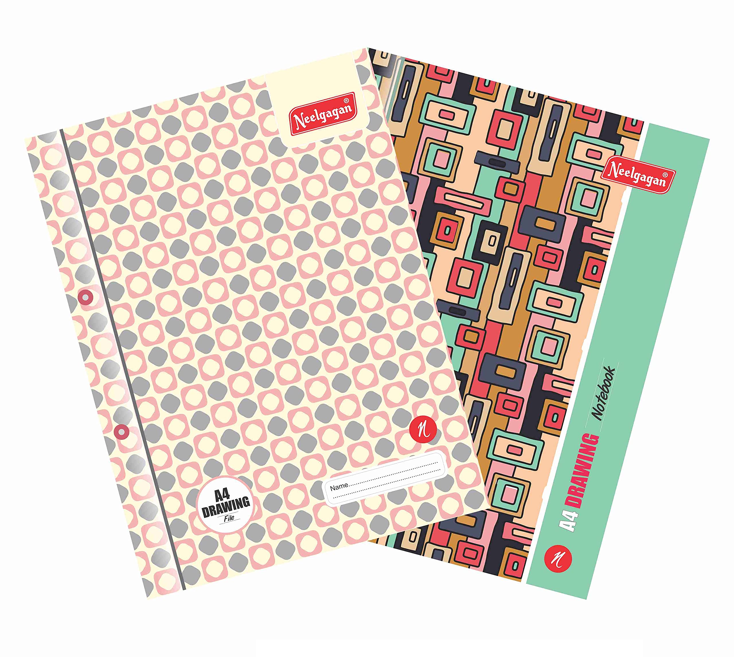 Neelgagan Drawing File A4, (22cm X 31cm), (Thread File), Printed,- Pack of 6-image-35
