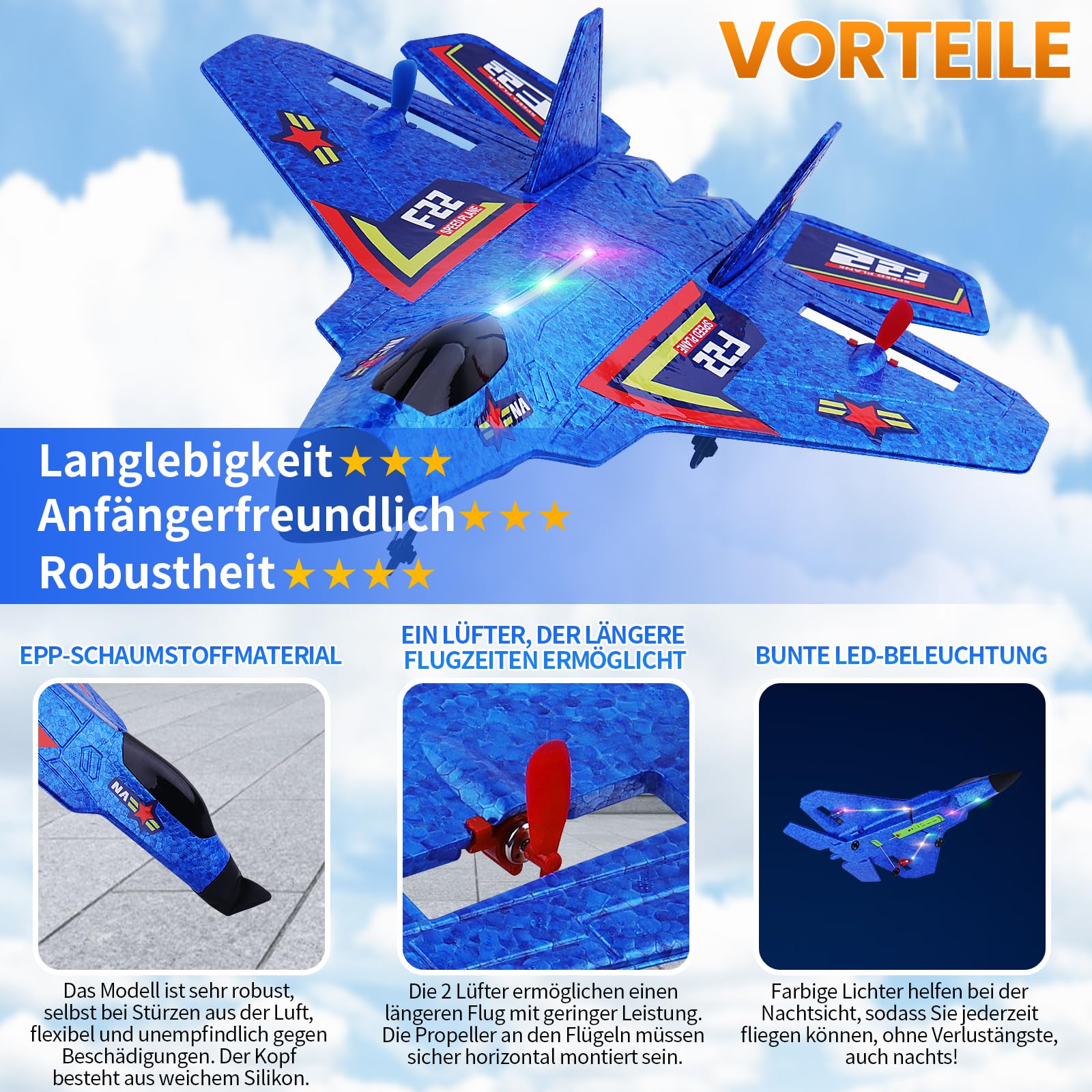 RC Vliegtuigen, 2,4 GHz 2CH Vliegtuig SU35 Vechter, 2CH RC Vliegtuig