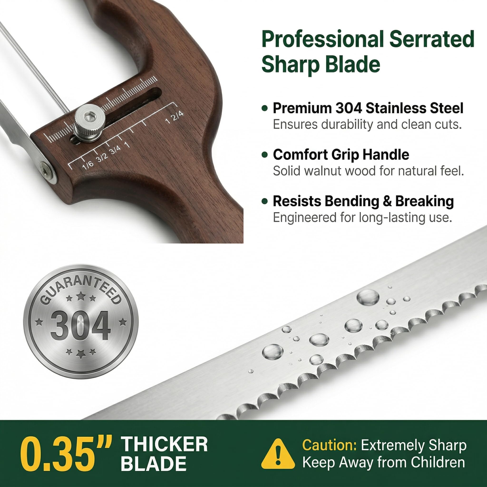 Adjustable Bread Knife - Slice Perfect Loaves! -5