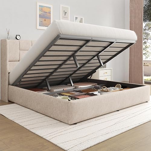 UHTN King Bed Frame Hydraulic Gas product photo (Bedroom Sets) — ScooterReviewPro review