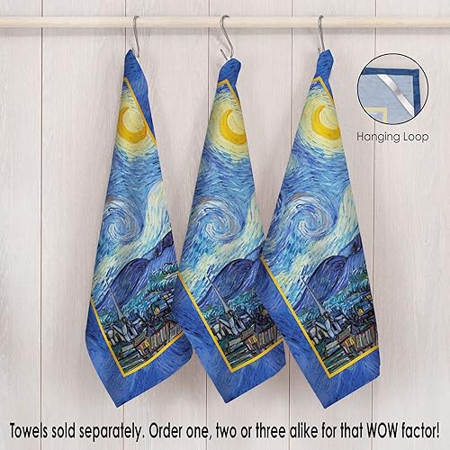 Miniatura 9 de RainCaper Hokusai The Great Wave - Toallas de cocina de 18 x 28 pulgadas, 1 CT  100% algodón súper suave y absorbente