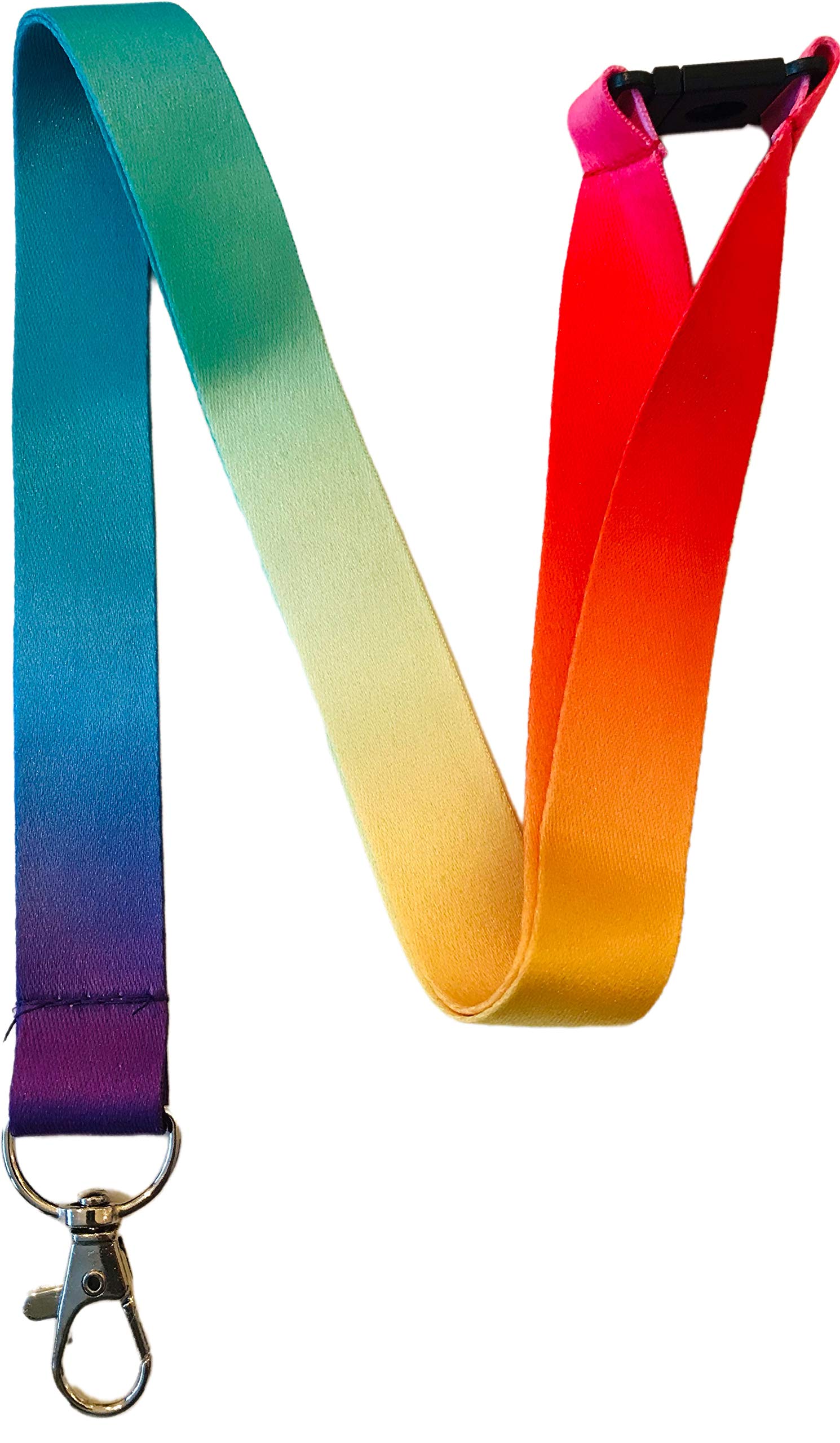 PAC Supplies Global 20mm Multi Coloured Ombre Neck Lanyard With Safety Breakaway