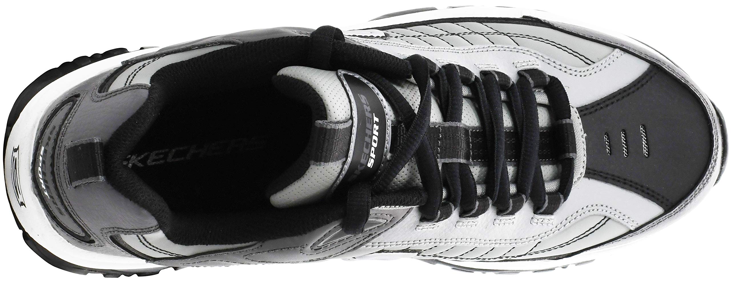 Skechers Mens Energy Afterburn Sneakers | Athletic Training Leather and Mesh Upper Cushioned Insole Traditional Lace-up Casual product thumbnail 8