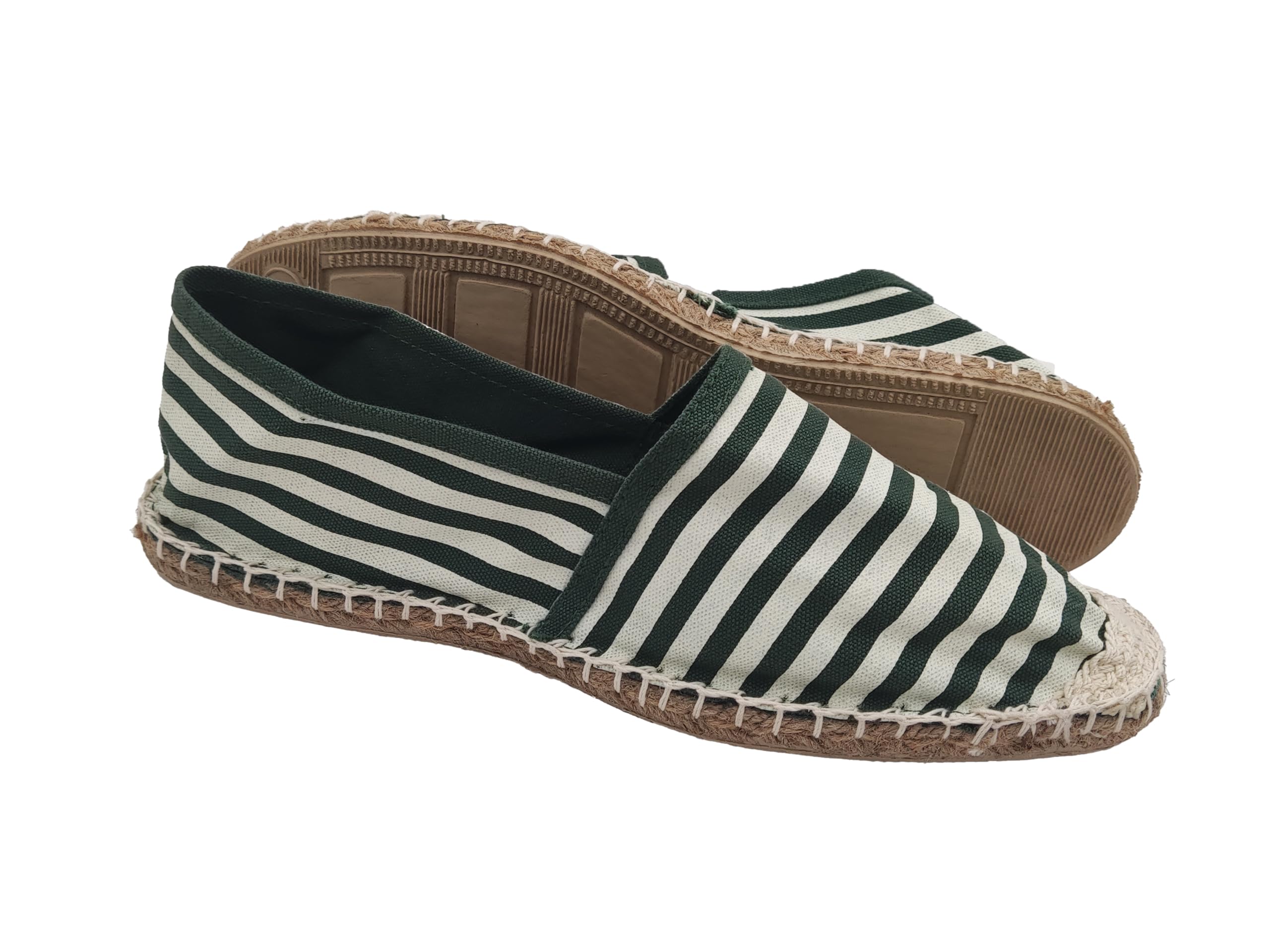 Espadrilles homme et femme en toile, chaussures d'été à enfiler, espadrilles classiques basses avec fond en caoutchouc