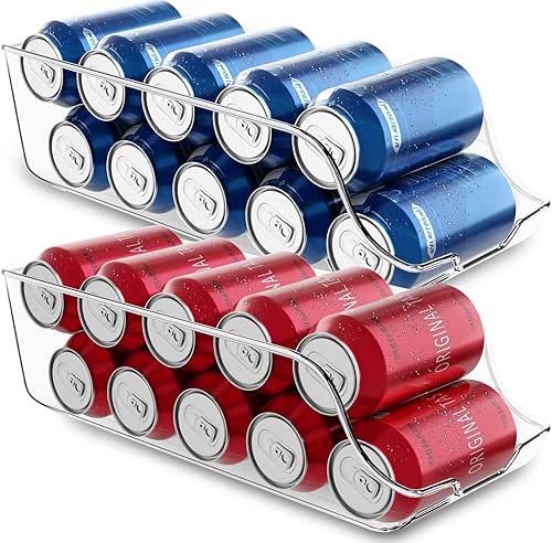 Utopia Kitchen Soda Can Organizer and Dispenser for Refrigerator/Pantry -