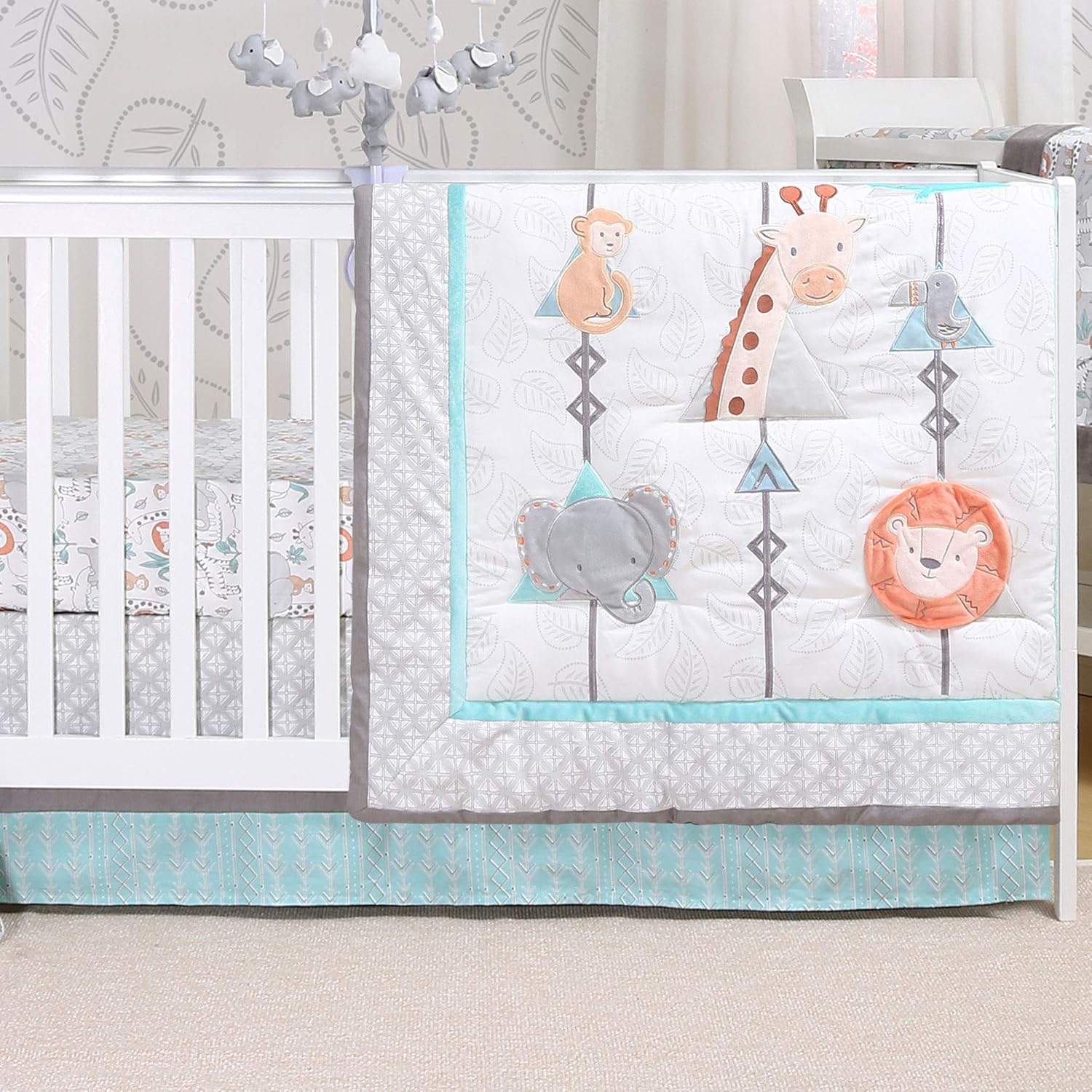 adventure crib bedding set