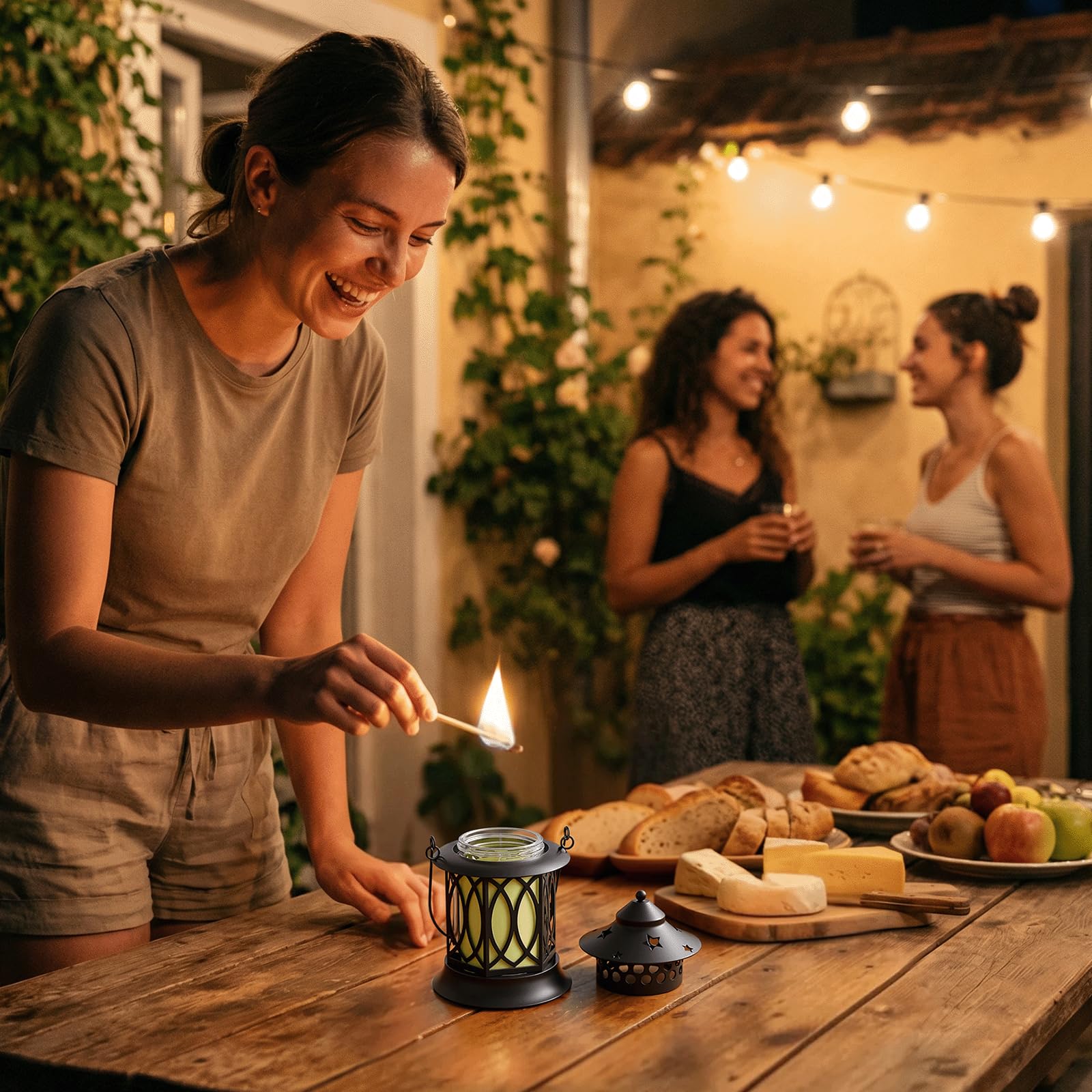 Velas perfumadas, 2 velas de aromaterapia de cera de soja para patio, jardín y camping